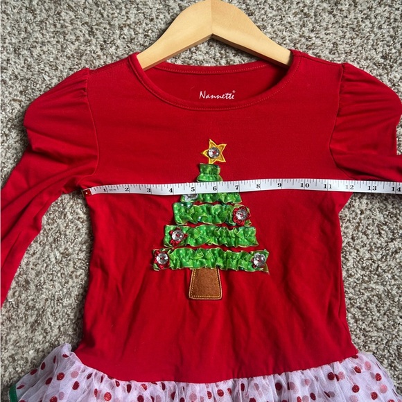 Nannette Red Dress Christmas Tree Holiday Star Formal Casual Winter 6 Comfy - Picture 6 of 6
